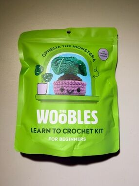 Woobles Ophelia the Monstera crochet kit